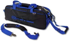 Vise 3 Ball Clear Top Roller/Tote Black/Blue