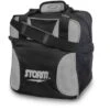 Storm Solo Single Tote Black/Silver