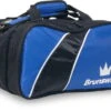 Brunswick Edge Double Tote With Shoe Pouch Blue -Bowling Shop de3187b3 d3e4 47e0 9cfc 9a17596358e6