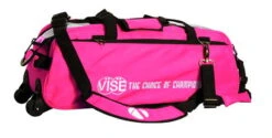 Vise 3 Ball Clear Top Roller/Tote Pink